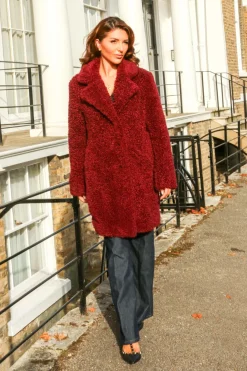 Luxury Teddy Bear Fur Coat by Double Second