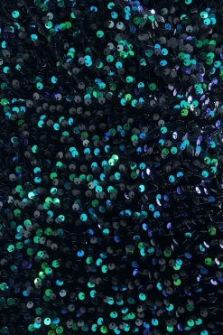 Maternity Sequin & Velvet Bardot Maxi - Emerald Green by Goddiva
