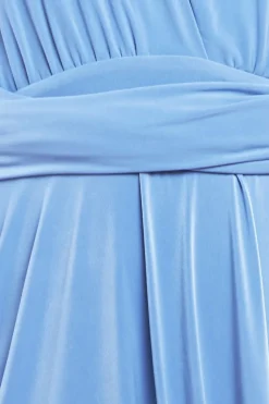 Multiway Mini Dress - Powder Blue by Goddiva