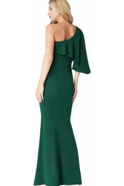 Off The Shoulder Flair Maxi Dress - Emerald by Goddiva