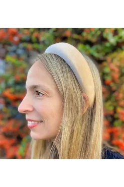Padded Headband In Velvet by QueenMee Accessories