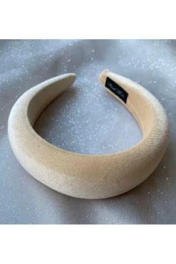 Padded Headband In Velvet by QueenMee Accessories