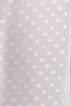 Polka Dobby Chiffon A-Line Maxi Skirt by Goddiva