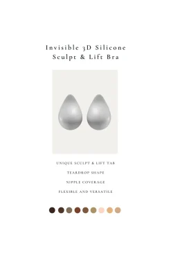 Premium 3D Invisible Sculpt, Lift And Go Adhesive Bra by Naylaleex