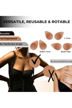 Premium 3D Invisible Sculpt, Lift And Go Adhesive Bra by Naylaleex