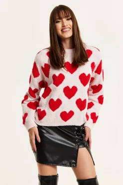 Red Heart Jumper by Liquorish