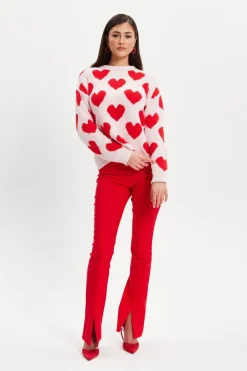 Red Heart Jumper by Liquorish