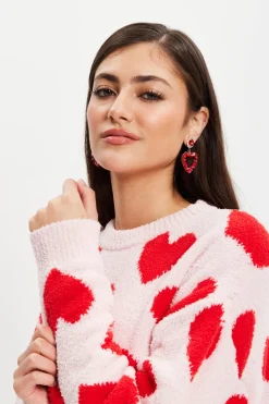 Red Heart Jumper by Liquorish