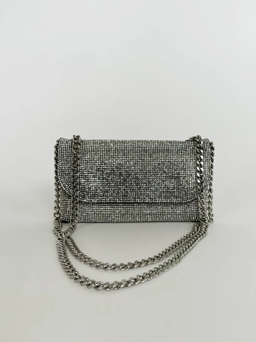 Rhinestone Shoulder Bag by SVNX