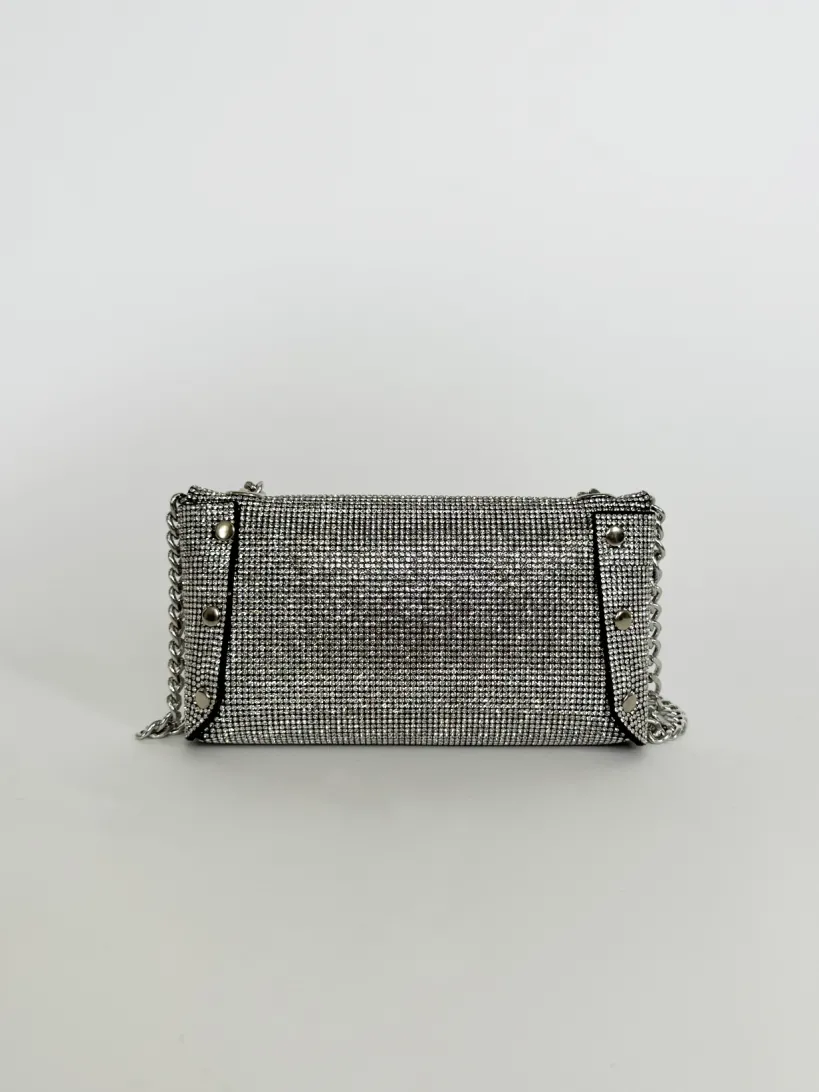 Rhinestone Shoulder Bag by SVNX