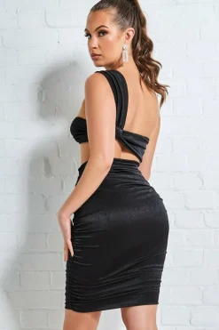 Ring Detail Bralette - Black by Goddiva
