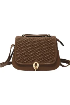 Rouched Front Crossbody With Clasp Button by SVNX