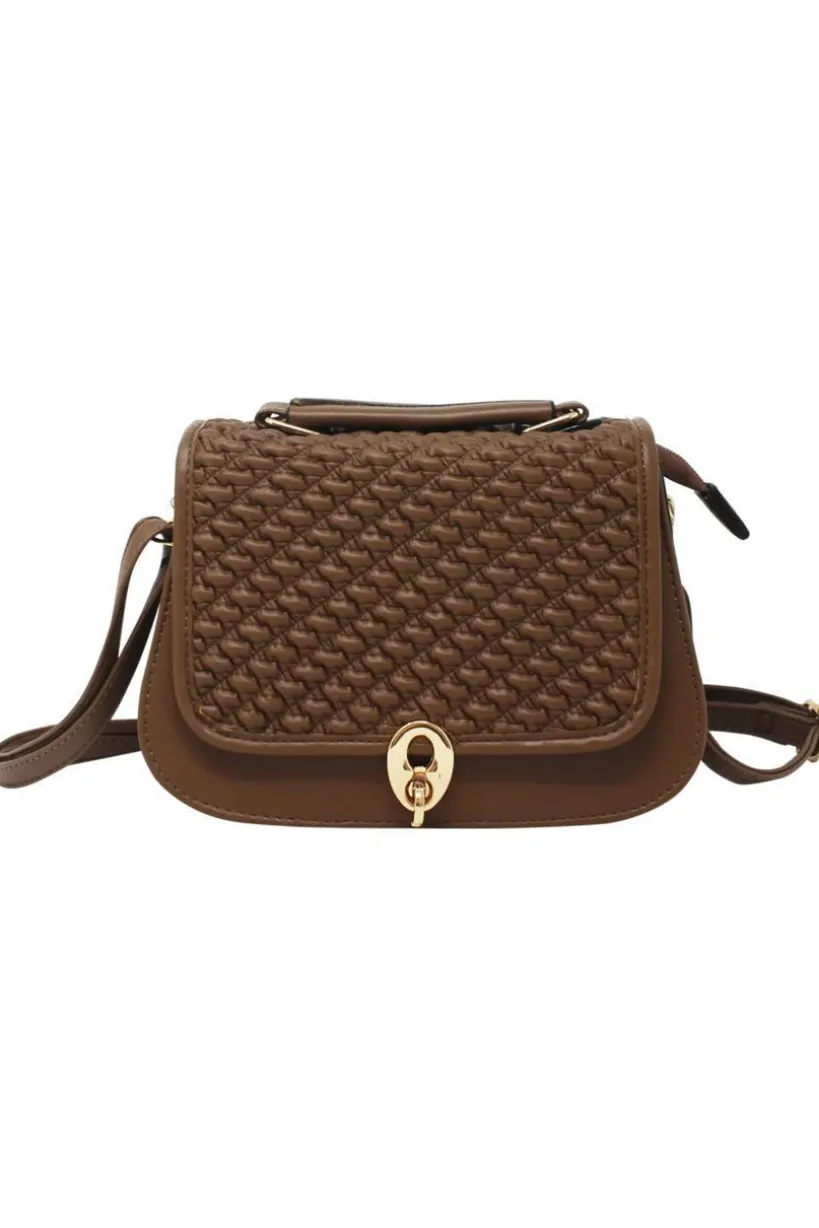 Rouched Front Crossbody With Clasp Button by SVNX