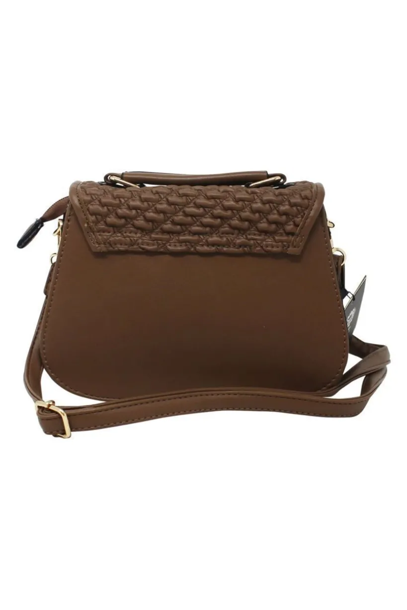 Rouched Front Crossbody With Clasp Button by SVNX