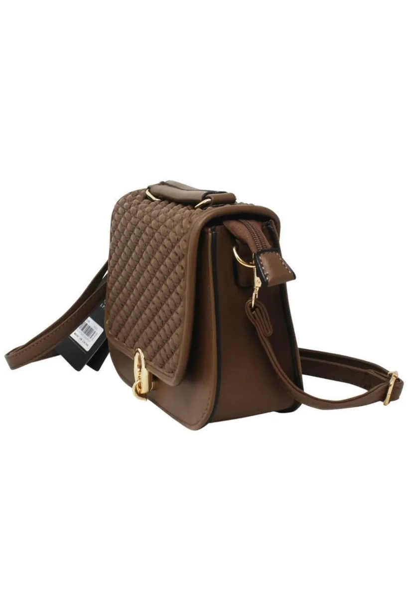Rouched Front Crossbody With Clasp Button by SVNX