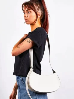 Saddle Bag In Off White by SVNX