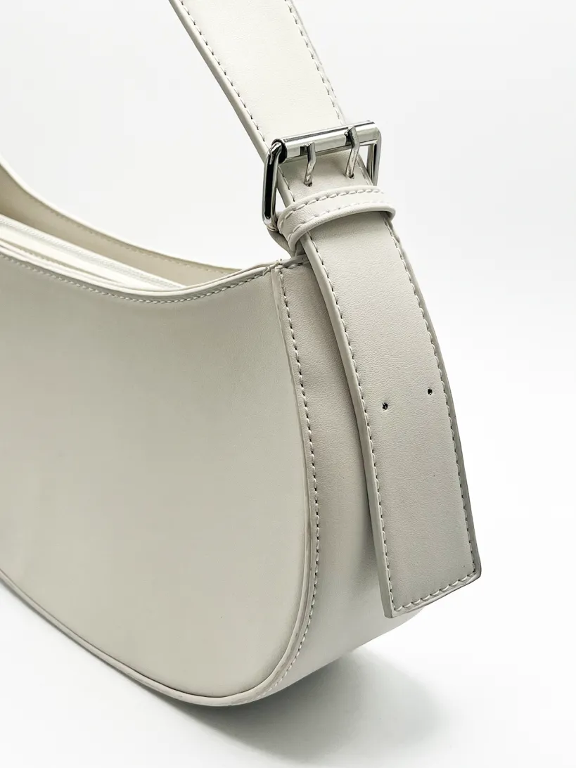 Saddle Bag In Off White by SVNX