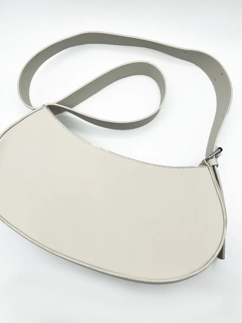 Saddle Bag In Off White by SVNX