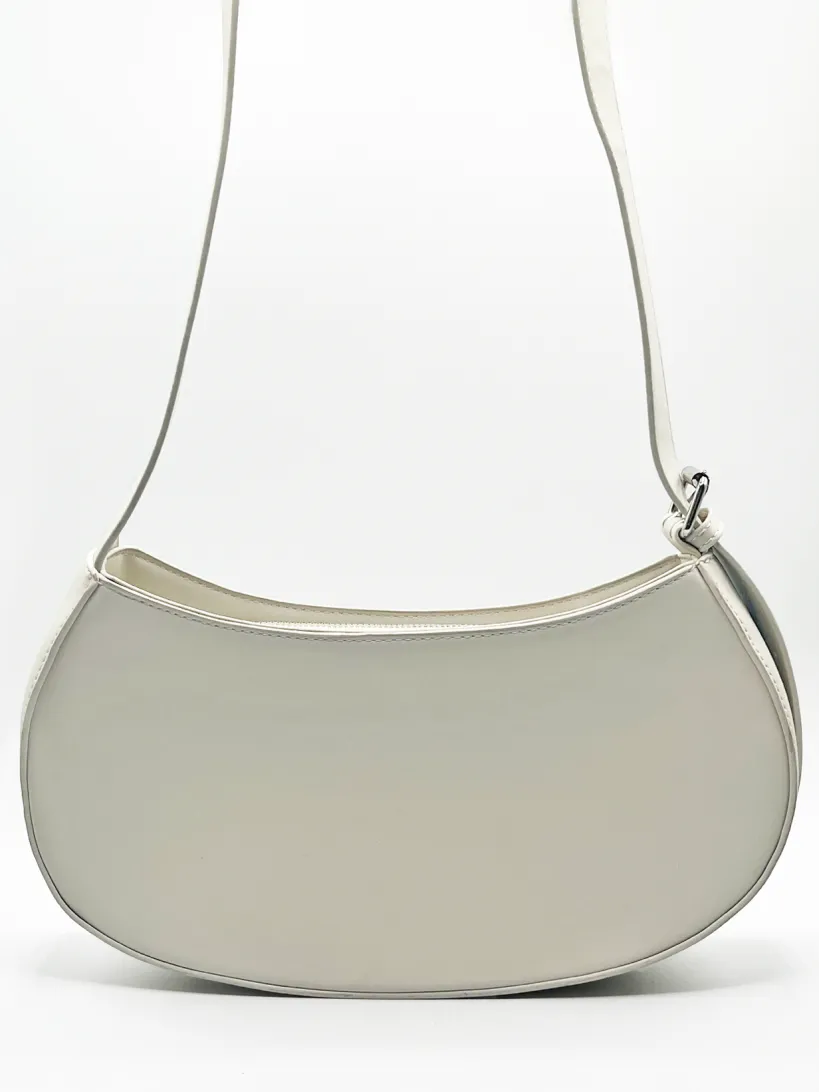 Saddle Bag In Off White by SVNX