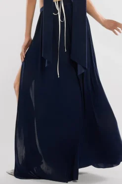Side Split Soft Touch Maxi Skirt by Goddiva