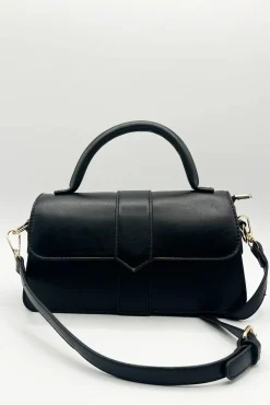 Small Crossbody Hard Top Handle Bag by SVNX