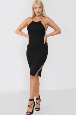 Strappy Halter Bodycon Dress by Avinci
