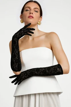 Stretch Lace Gloves by Goddiva
