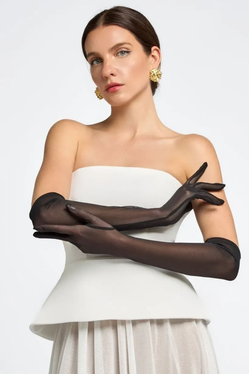 Stretch Mesh Gloves by Goddiva