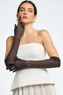 Stretch Mesh Gloves by Goddiva