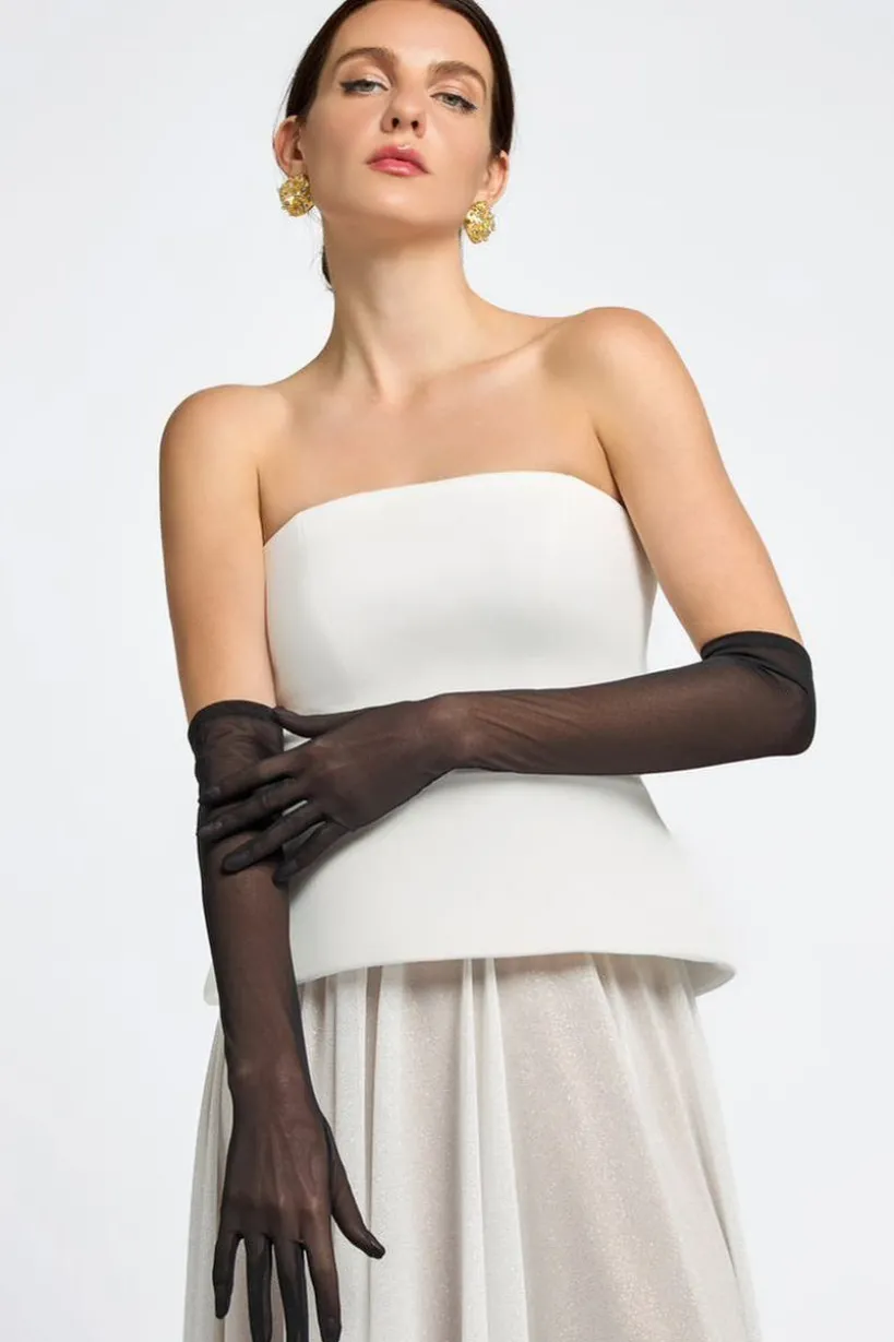 Stretch Mesh Gloves by Goddiva