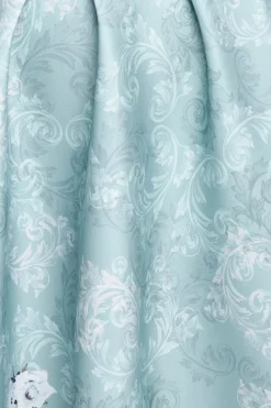 Sweetheart Floral Midi Dress - Sage Green by Goddiva