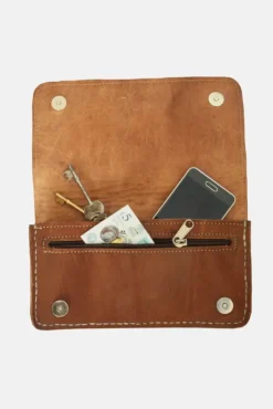 The Kenitra Shoulder Bag In Tan by Berber Leather
