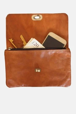 The Kenitra Soft Cross-Body Bag In Tan by Berber Leather