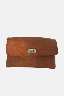 The Kenitra Soft Cross-Body Bag In Tan by Berber Leather