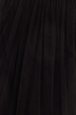 Tulle Gathered Midaxi Skirt by Goddiva