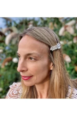 Vintage Hair Clip Small Leaf by QueenMee Accessories