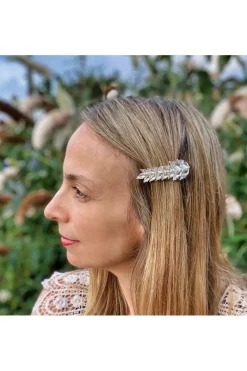 Vintage Hair Clip Small Leaf by QueenMee Accessories