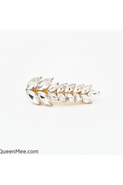 Vintage Hair Clip Small Leaf by QueenMee Accessories