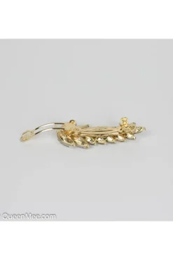 Vintage Hair Clip Small Leaf by QueenMee Accessories